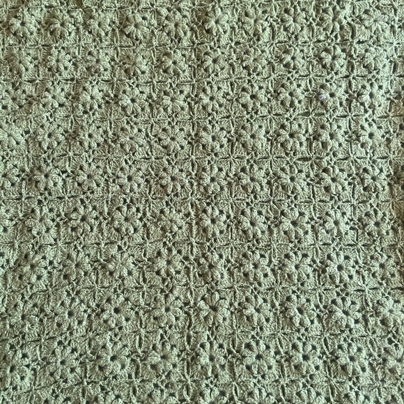 Vintage 70s Knit Top Boho - Picture 4 of 4